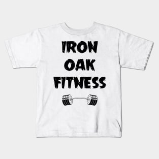 Iron Oak Fitness Wood Logo Kids T-Shirt